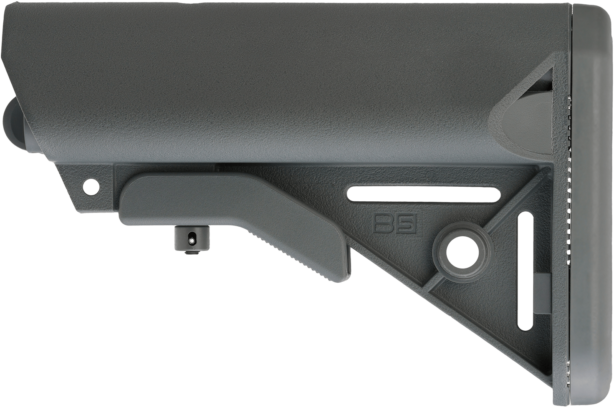 B5 Systems Enhanced SOPMOD Wolf Gray AR-15 Collapsible Stock - Mil-Spec Tube Not Included — view 2