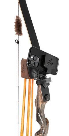 Painted Arrow Trad-Pro LH Traditional Bow Mount Black Carbon Steel — view 2