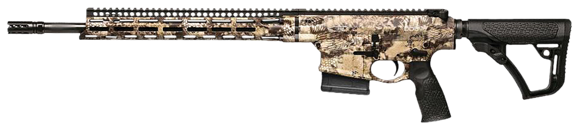 Daniel Defense DD5 V4 Hunter 6.5 Creedmoor 18" 5+1 Semi-Auto Rifle - Kryptek Highlander — view 2