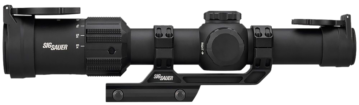 Sig Sauer Electro-Optics Tango-MSR 1-6x24mm 30mm Tube Illuminated BDC Riflescope - Black — view 2