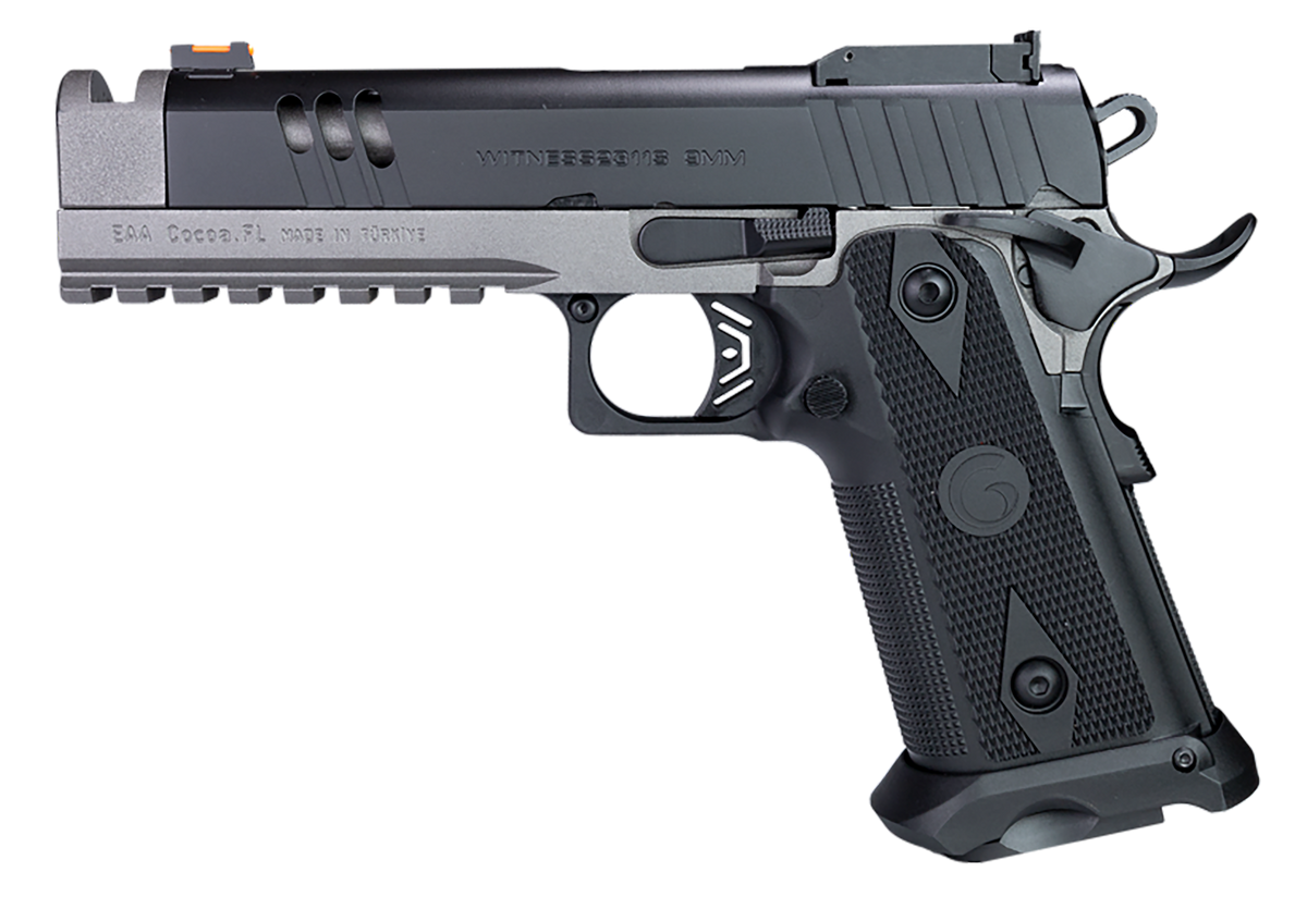 EAA Witness2311 Match X 9mm Luger 5" 17/20+1 Semi-Auto Pistol - Tungsten — view 2