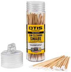 Otis FG-241-100 Gun Cleaning Swabs Cotton/Wood 6 in 100-Pack — view 2