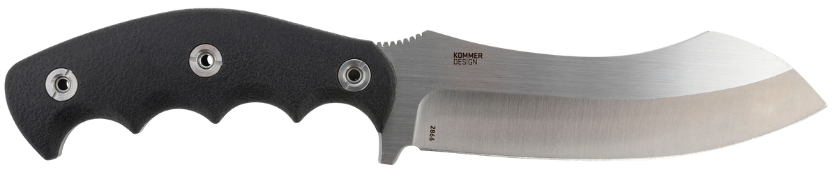 Columbia River Catchall 5.51" Fixed Sheepsfoot Plain 8Cr13MoV Satin Black GRN Knife — view 2