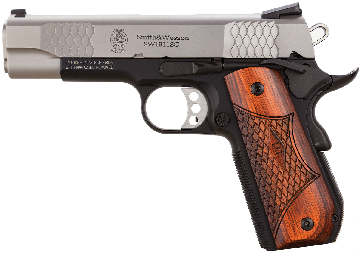 Smith & Wesson 1911 E-Series 45 ACP 4.25" 8+1 SAO Pistol — view 2