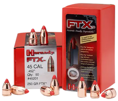 Hornady 45201 FTX Rifle 45 Cal .452 250 gr Flex Tip eXpanding - 50/Box — view 2