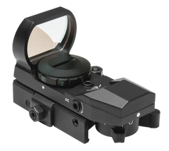 NcSTAR D4BQ Red Four Reticle Reflex 1x 3 MOA Red Dot Multi Reticle QR Mount Black Anodized — view 2