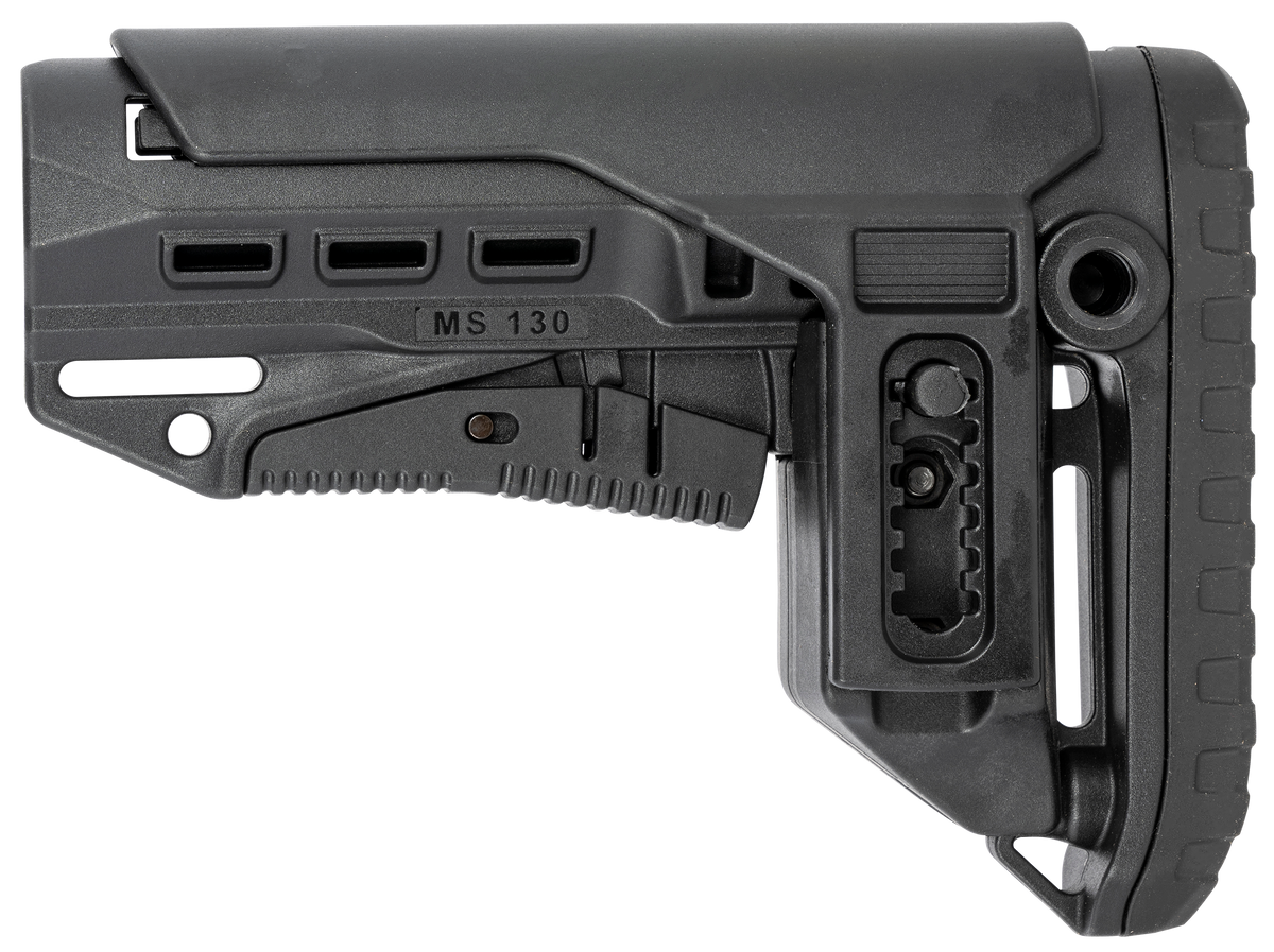 NcSTAR Compact PCP52 Mil-Spec Stock - Black Synthetic w/ Adjustable Cheekpiece — view 2