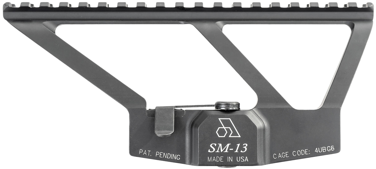 Arsenal SM13 Picatinny Scope Mount 7.5" Black Anodized Aluminum AK Platform — view 2