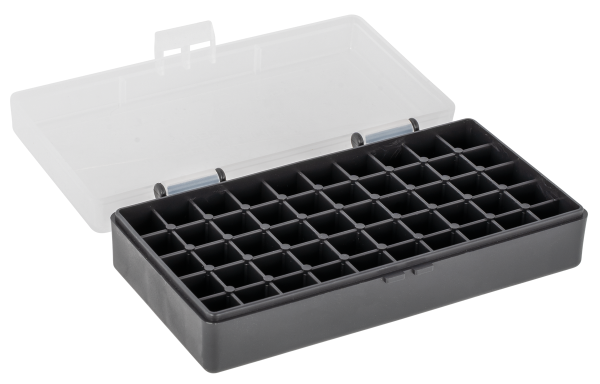 Berry's Ammo Box 40 S&W, 45 ACP 50rd Clear Lid w/Black Bottom — view 2