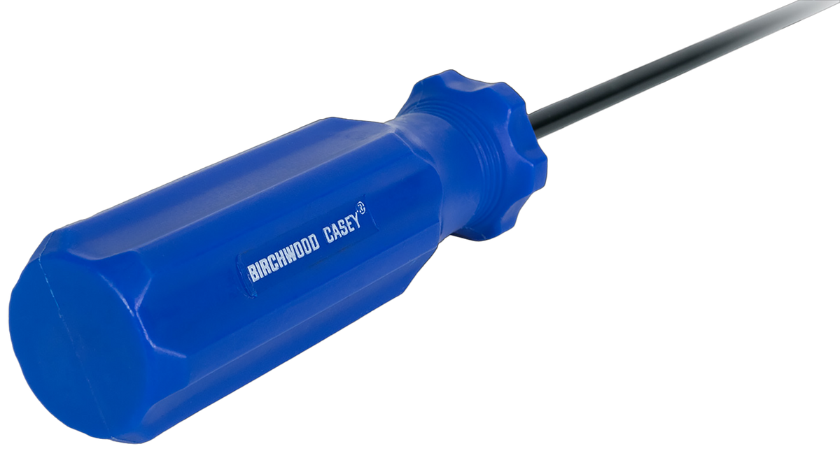 Birchwood Casey 41409 Handgun Cleaning Rod .22 Cal 12" Steel with Reusable Storage Tube — view 2