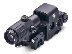 EOTech HHS Green EXPS2 & G33 3x Magnifier 1 MOA Green Dot/68 MOA Ring Holographic Sight - Matte Black — view 2