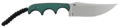 Columbia River CRKT 2394 Minimalist Katana 3.56" Fixed Plain Bead Blasted 8Cr13MoV SS Green Resin Fiber Handle — view 2