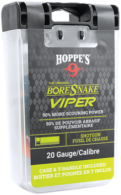 Hoppes BoreSnake Viper with Den 20 Gauge Shotgun Bore Cleaner Rope - Bronze Bristle — view 2