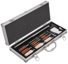 Hoppes UAC76 Universal Accessory Cleaning Kit 26-Piece Multi-Caliber - Silver Hard Case — view 2