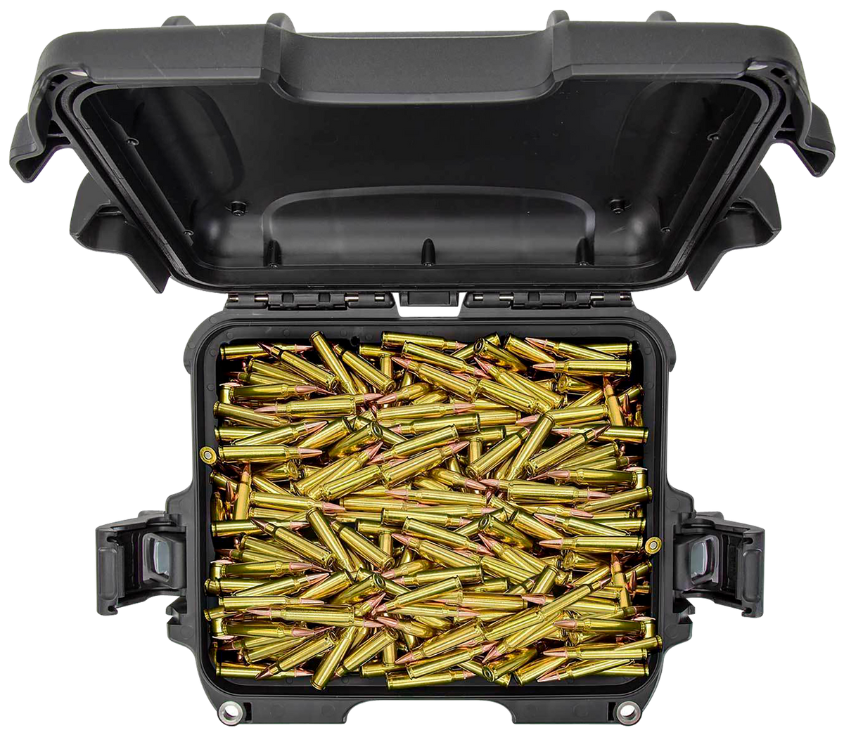 Nanuk 905 223 Rem 525 Rd Ammo Case - Black/White NK-7 Resin — view 2