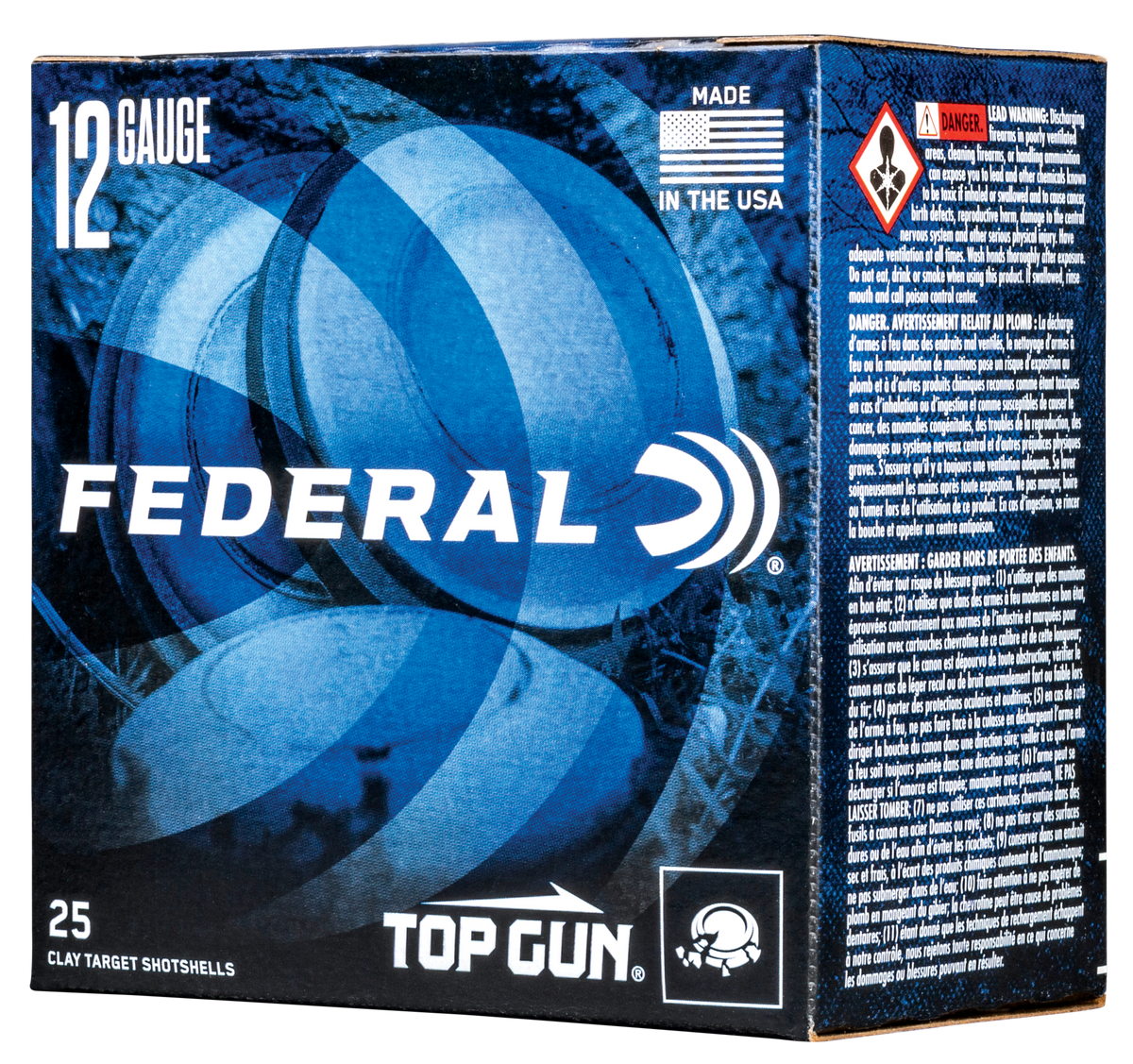 Federal TG1218 Top Gun  12Gauge 2.75" 1oz 8Shot 25 Per Box/10 Case — view 2