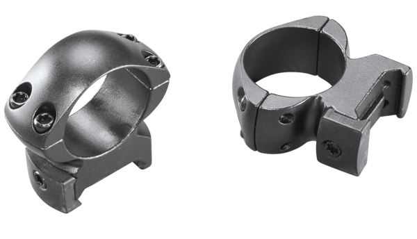 Weaver Mounts Grand Slam Top Mount Scope Rings 1" High Matte Black Steel — view 2