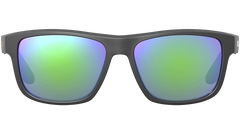 Leupold Katmai Performance Eyewear Matte Black Frame Emerald Mirror Polarized Polycarbonate Lens — view 2