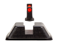 Trijicon 601023 Fiber Sights Red Fiber Optic Front / Black Blank Rear - Glock 17/17L/19/22 Standard Frame — view 2