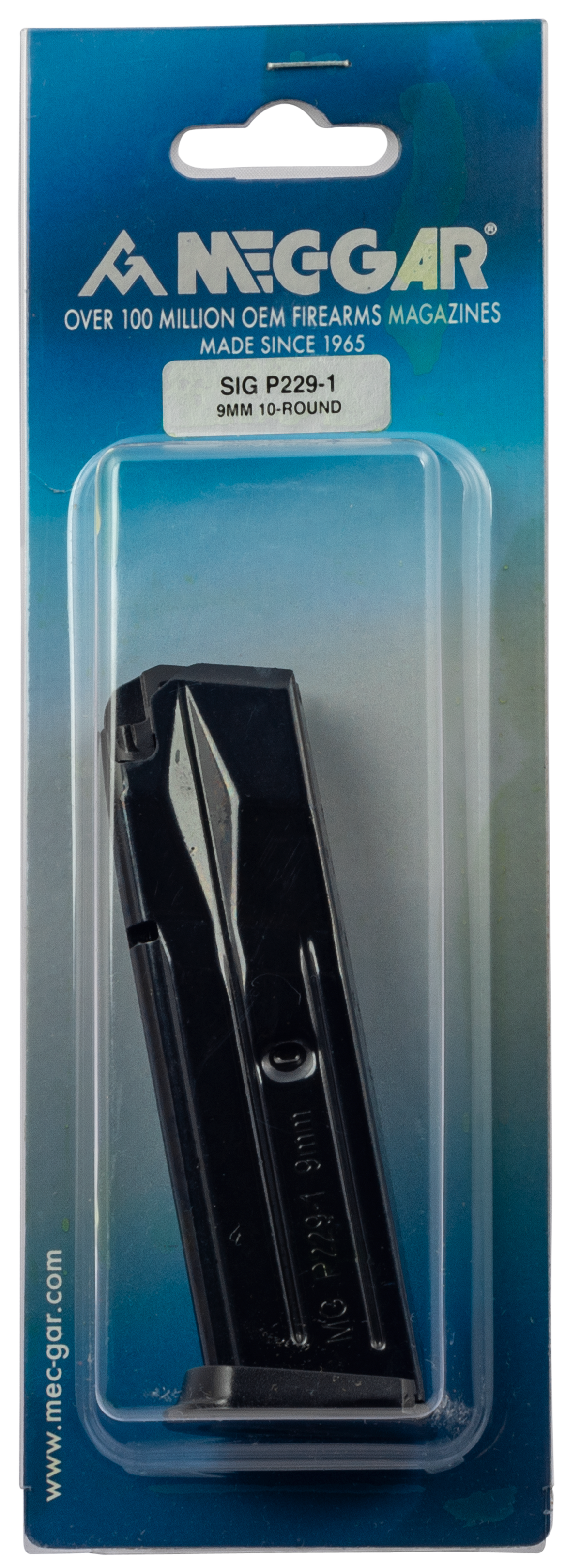 Mec-Gar P229 9mm Luger 10rd Blued Carbon Steel Magazine — view 2
