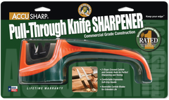 Accusharp 039C Pull-Through Sharpener Tungsten Carbide & Ceramic Black/Orange — view 2