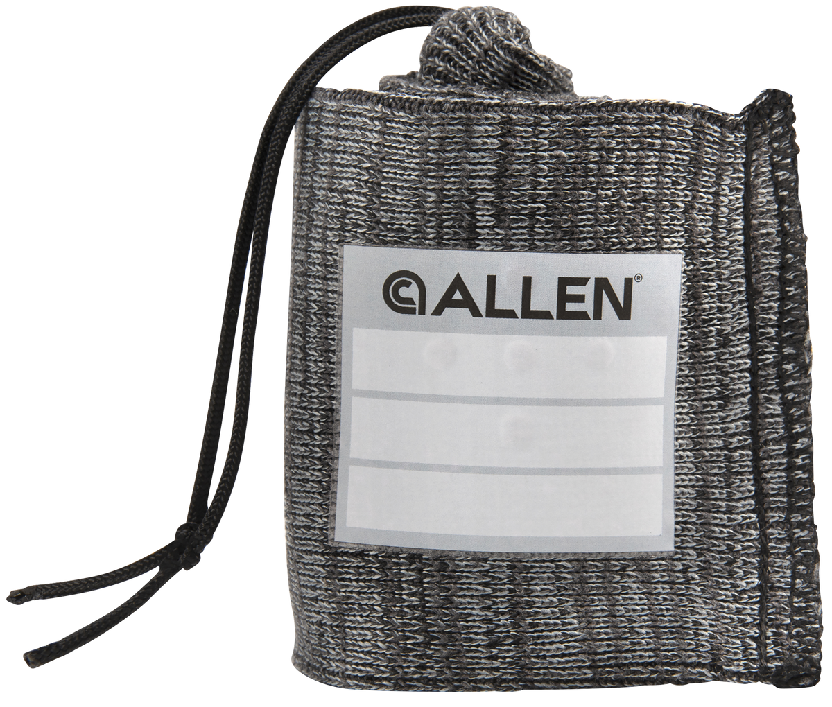 Allen 13170 Stretch Knit Handgun Sock 14" Gray Silicone-Treated Knit — view 2