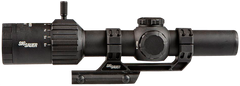 Sig Sauer Electro-Optics Tango-MSR LPVO 1-6x24mm 30mm Tube Illuminated BDC6 Reticle Black - w/ALPHA-MSR Mount — view 2