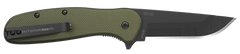 Outdoor Edge Razor VX2 3" Folding Plain 420J2 SS Green G10 Handle EDC Knife — view 2