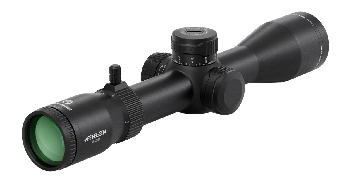 Athlon Midas HMR GEN2 2-12x42mm 30mm Tube SFP Illuminated MIL Riflescope — view 2