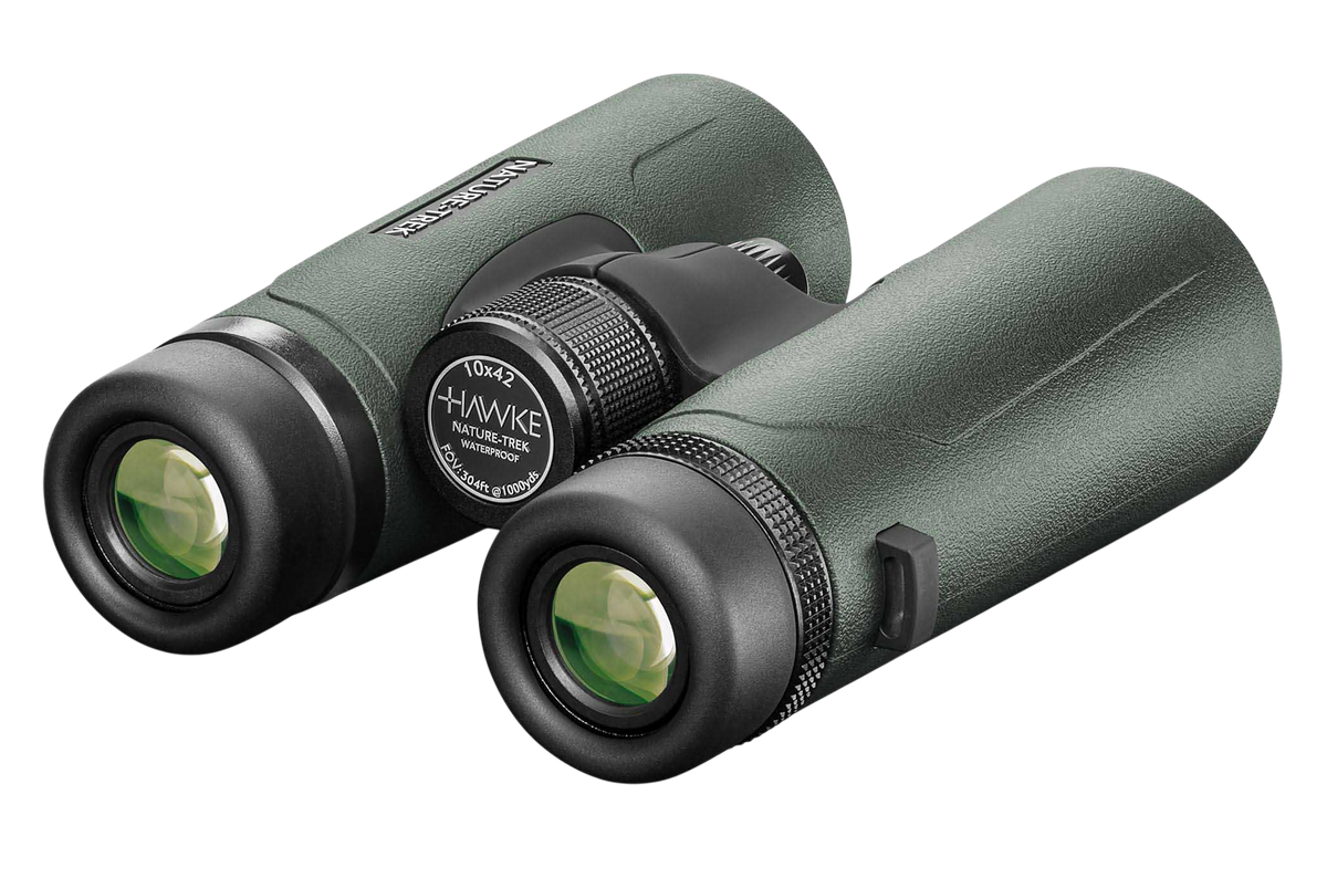 Hawke Sport Optics Nature-Trek 10x42mm BaK-4 Roof Prism Binoculars - Green — view 2