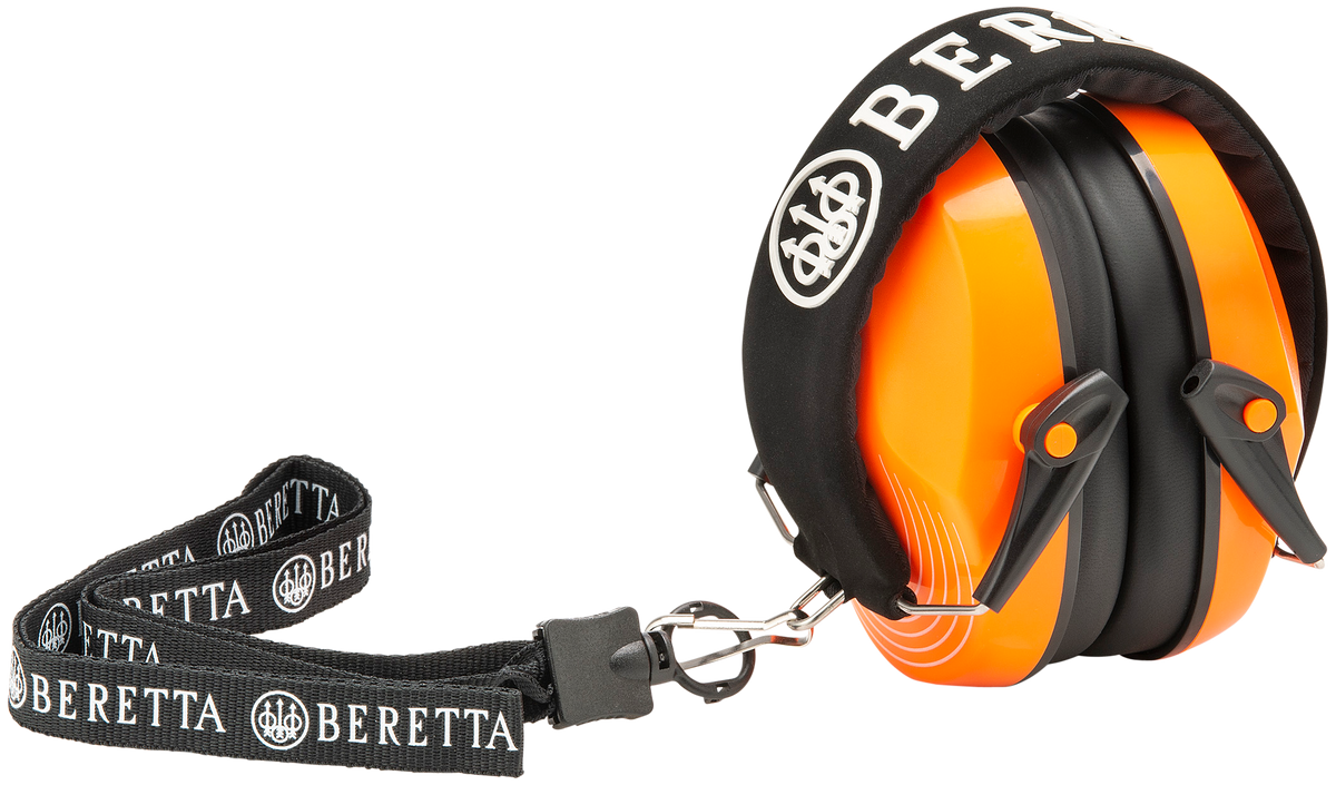 Beretta Safety Pro Earmuff 25 dB Florescent Orange / Black Hearing Protection — view 2