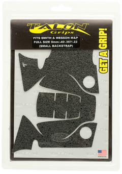 Talon Grips 703R Adhesive Grip Textured Black Rubber S&W M&P Full Size 22/9/357/40 Small Backstrap — view 2