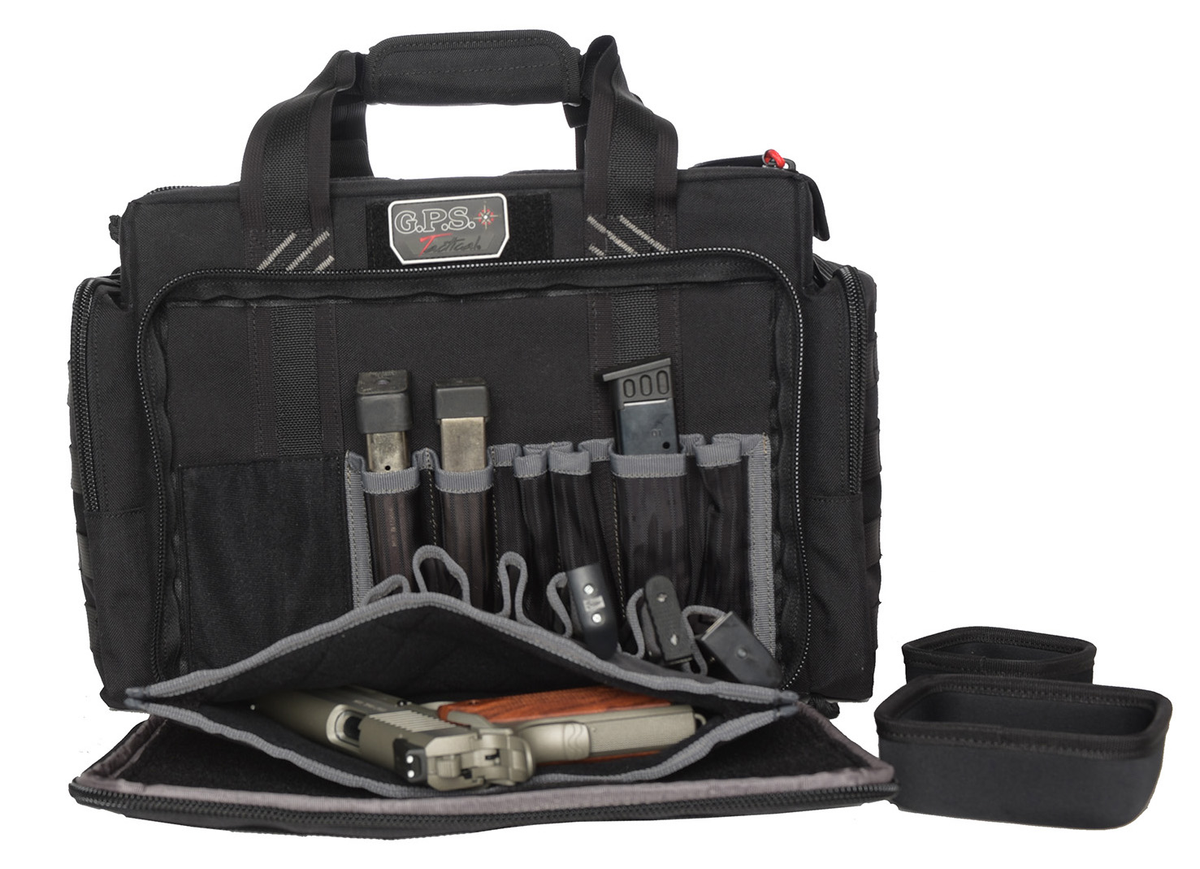 G*Outdoors T1714LRB Tactical Range Bag Black 1000D Nylon 5 Handguns — view 2