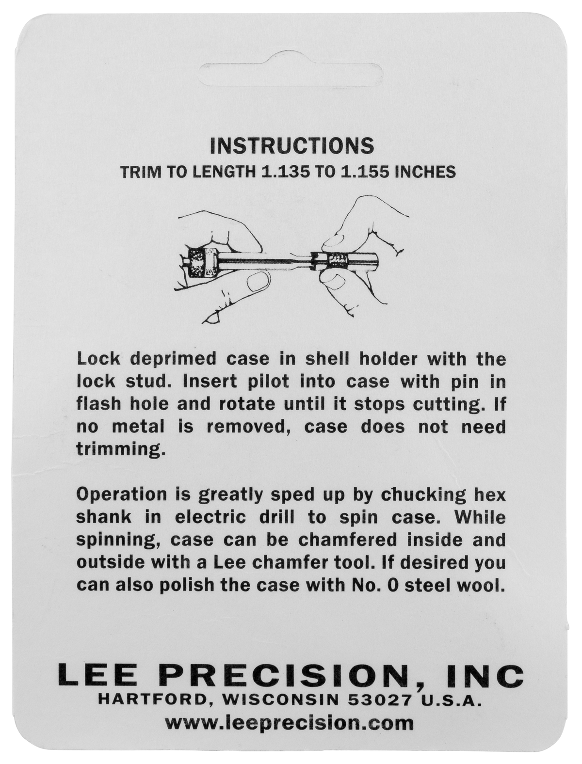 Lee 90157 Case Length Gauge 38 Special w/ Shell Holder — view 2