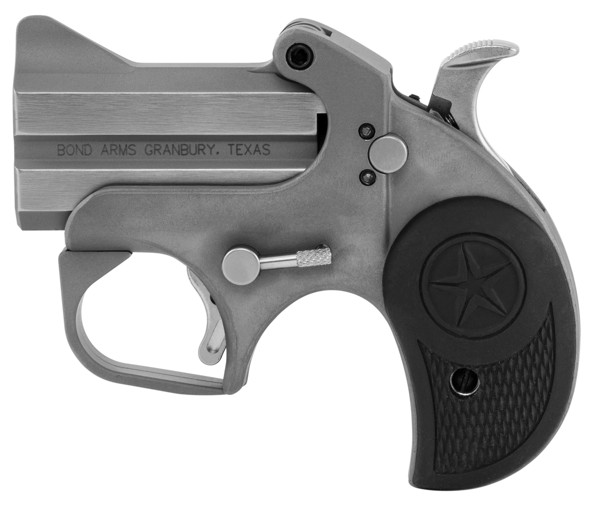 Bond Arms BARN Roughneck 9mm Luger 2.50" 2-Rd Derringer - Rough Matte Stainless — view 2