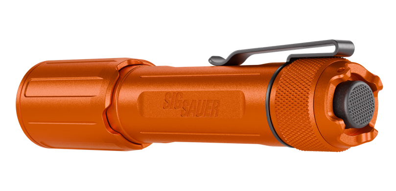 Sig Sauer Electro-Optics Foxtrot EDC Full Size 1350 Lumen Rechargeable Handheld Flashlight - Orange — view 2