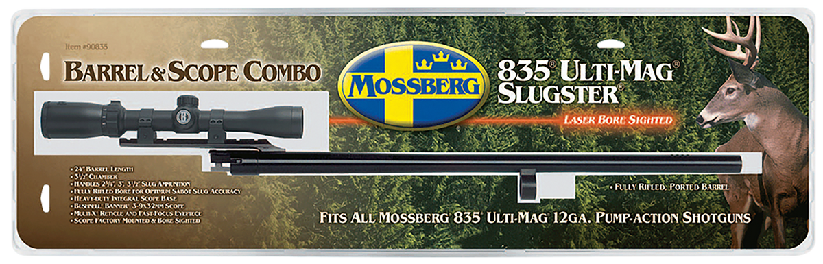 Mossberg 90835 OEM 12 Gauge 24" Slug Barrel Cantilever Mount w/3-9x40mm Scope - Fits 835 Ulti-Mag — view 2