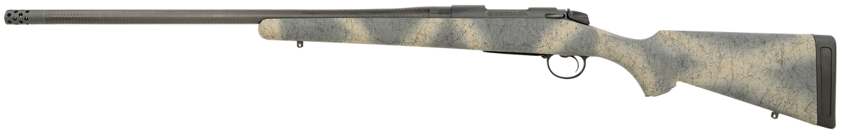 Bergara Rifles B-14 Ridge Carbon Wilderness 6.5 PRC 24" 2+1 Bolt-Action Rifle - Gray Cerakote / Woodland Camo — view 2
