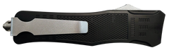 Xcaliber Knife Company 45 ACP Large 3.80" OTF Tanto Plain Black 440C SS Blade - 5.30" Steel Handle — view 2
