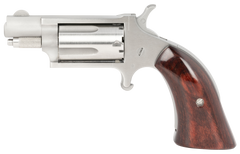 NAA 22MSGBG Mini-Revolver 22 WMR 1.13" 5rd Stainless Steel, Wood Boot Grip — view 2