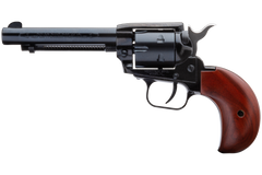 Heritage Mfg Rough Rider 22 LR/22 WMR 4.75" 6-Shot SAO Revolver - Cocobolo Bird Head Grip - Black — view 2