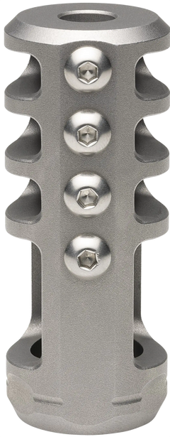 Browning Xeno Recoil Hawg 1/2"x28 Stainless Steel Matte Muzzle Device - 2.20" OAL — view 2