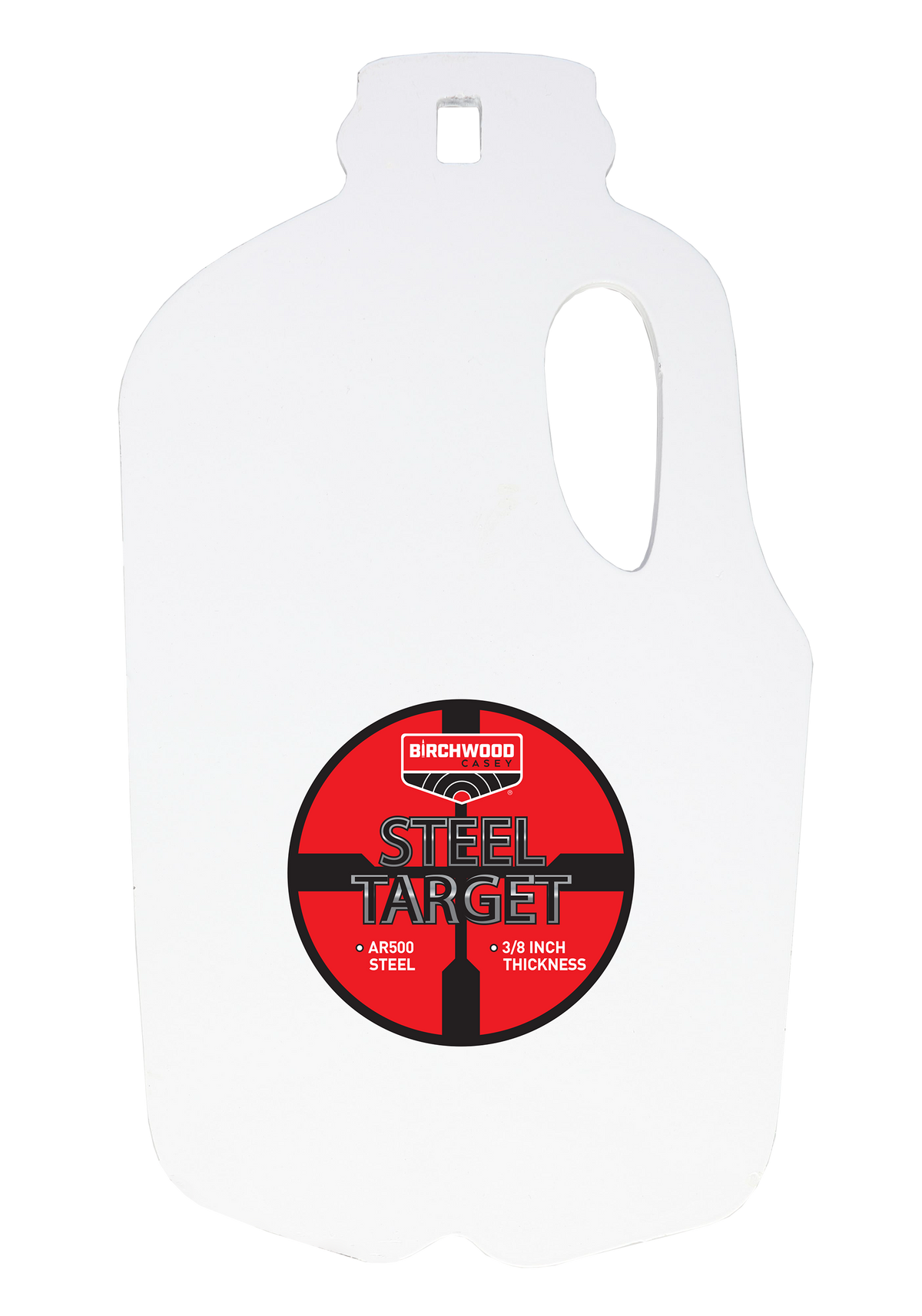 Birchwood Casey Centerfire Silhouette Milk Jug 3/8" AR500 Steel Target — view 2