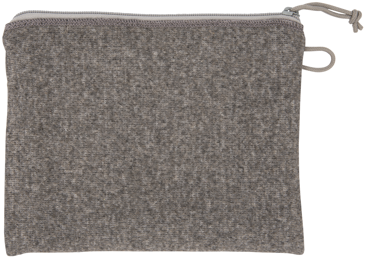 Allen 3627 Pistol Pouch Gray Polyester w/Lockable Zippers & Fleece Lining — view 2