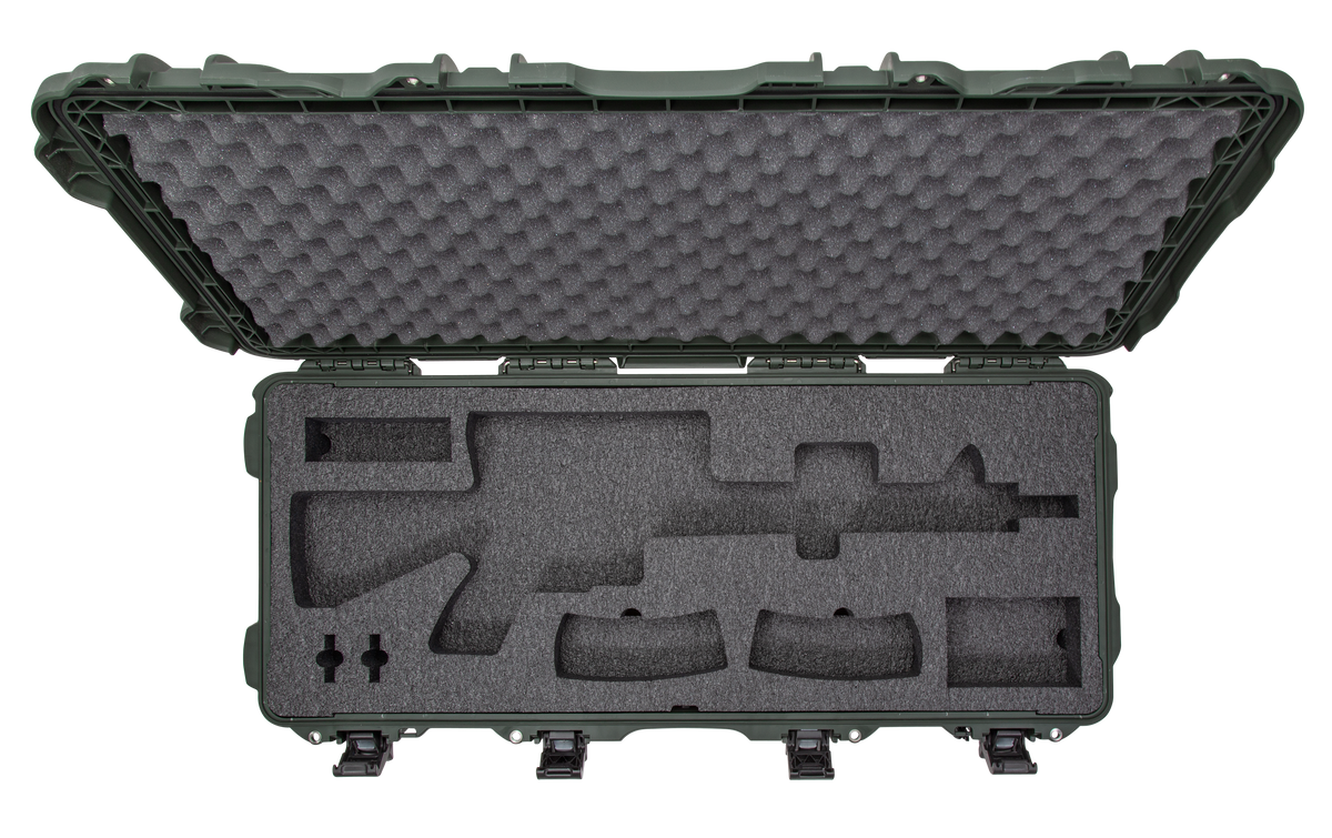 Nanuk 985 AR-15 Rifle Case 36" Olive Polymer with Foam Padding — view 2