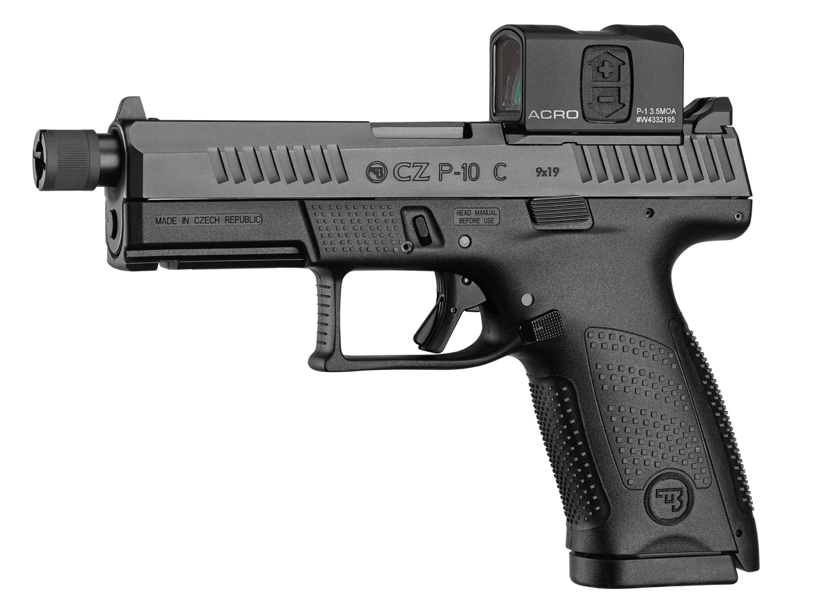 CZ P-10 C 9mm Luger 4.02" 17+1 Semi-Auto Pistol - Threaded, Optic Ready — view 2