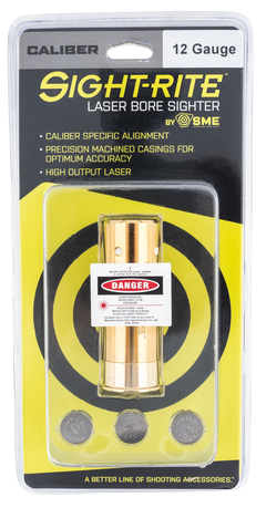 SME Sight-Rite 12 Gauge Brass Cartridge Laser Bore Sighter — view 2