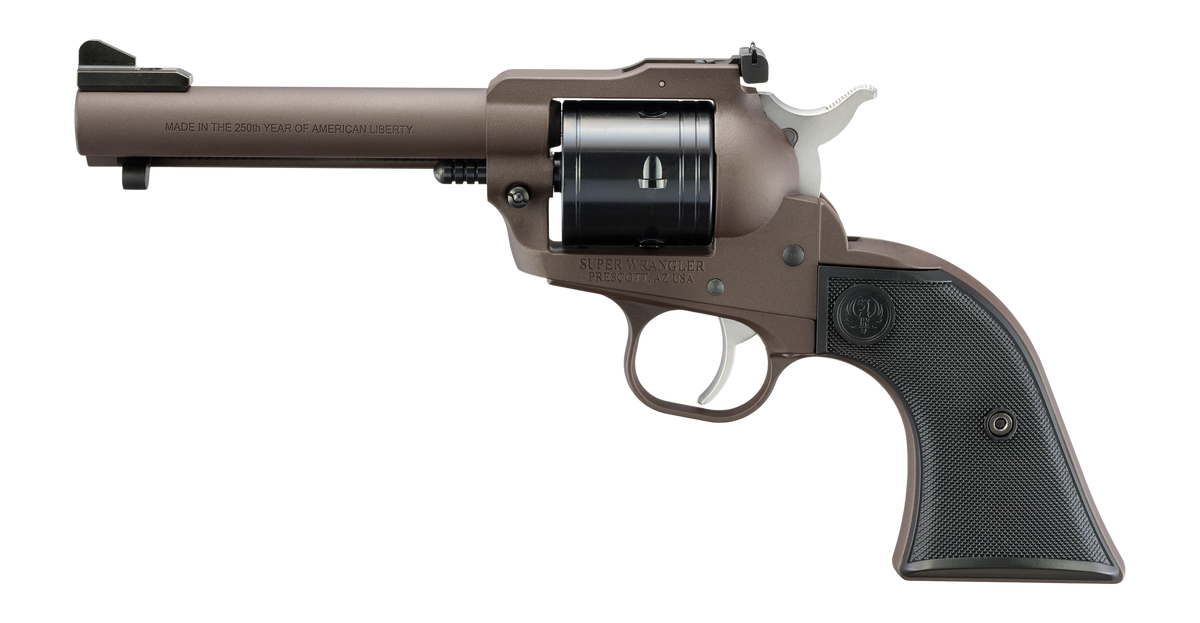 Ruger Super Wrangler 250th Anniversary 22 LR/22 WMR 4.62" 6-Shot Revolver - Dark Bronze Cerakote — view 2