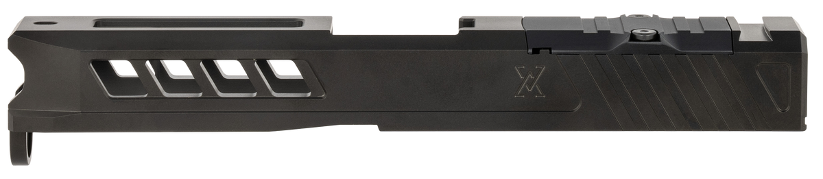 True Precision Axiom Optic Cut Slide for Glock 19 Gen 1-3 - Black DLC 416R Stainless — view 2