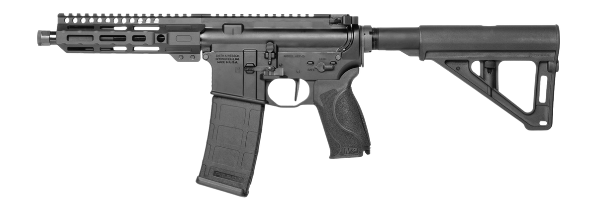 Smith & Wesson M&P15 AXE 300 BLK 8" 30+1 Semi-Auto Pistol — view 2
